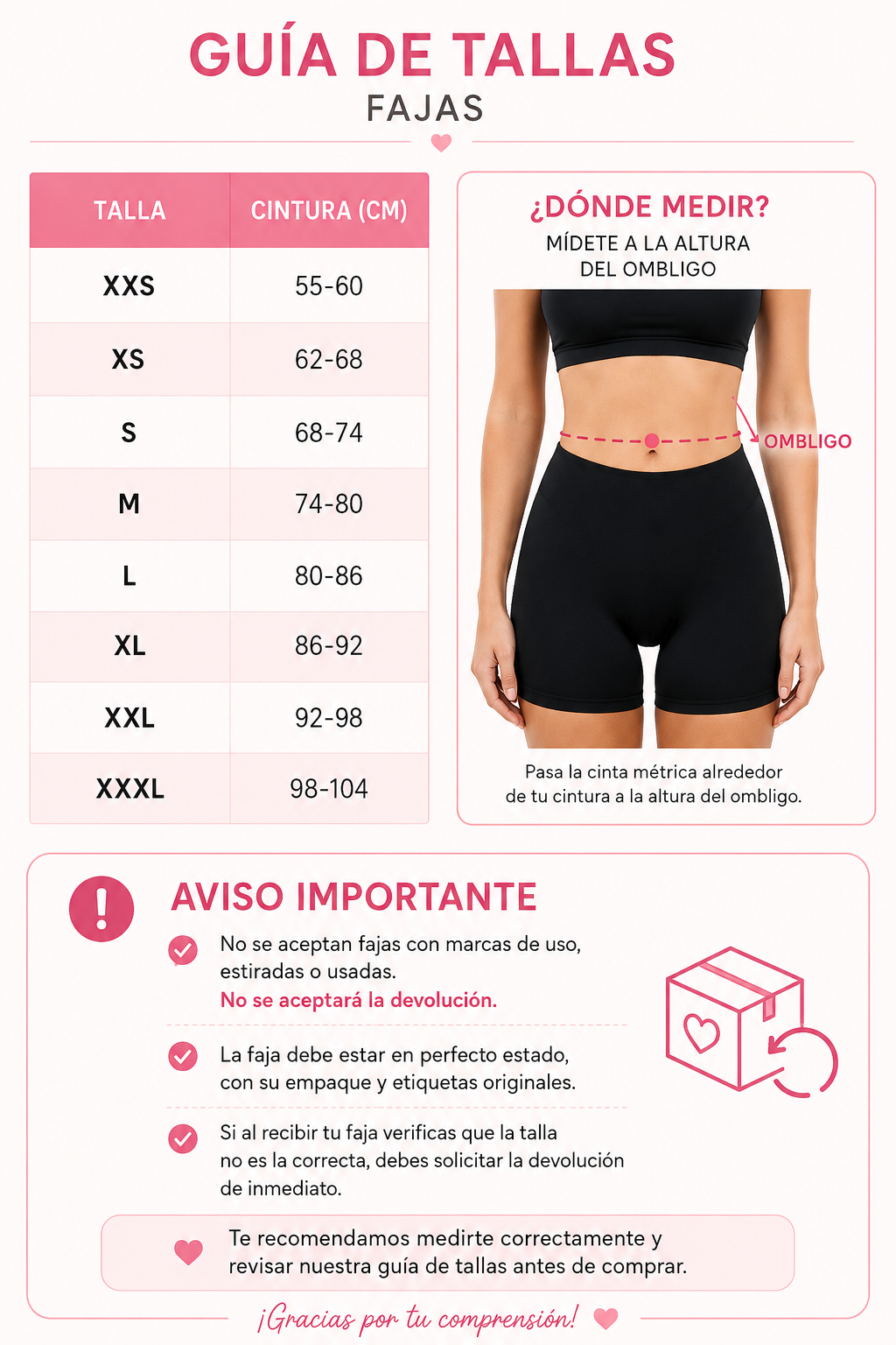 Faja Cinturilla con Chaleco
